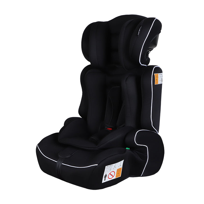 GiftedBaby HC01 Universal Car Seat 76–150 cm ECE R129 i-Size Booster Mode No ISOFIX Fits All Cars 3-in-1 Grows with Your Child Removable and Washable Cover Colors Black/Grey+Black