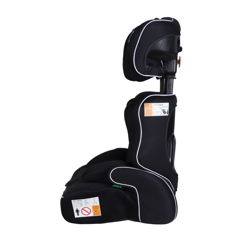GiftedBaby HC01 Universal Car Seat 76–150 cm ECE R129 i-Size Booster Mode No ISOFIX Fits All Cars 3-in-1 Grows with Your Child Removable and Washable Cover Colors Black/Grey+Black