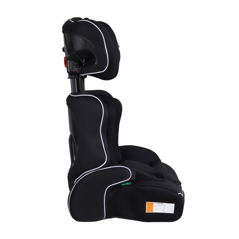 GiftedBaby HC01 Universal Car Seat 76–150 cm ECE R129 i-Size Booster Mode No ISOFIX Fits All Cars 3-in-1 Grows with Your Child Removable and Washable Cover Colors Black/Grey+Black