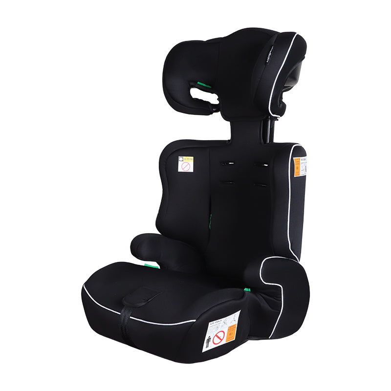GiftedBaby HC01 Universal Car Seat 76–150 cm ECE R129 i-Size Booster Mode No ISOFIX Fits All Cars 3-in-1 Grows with Your Child Removable and Washable Cover Colors Black/Grey+Black