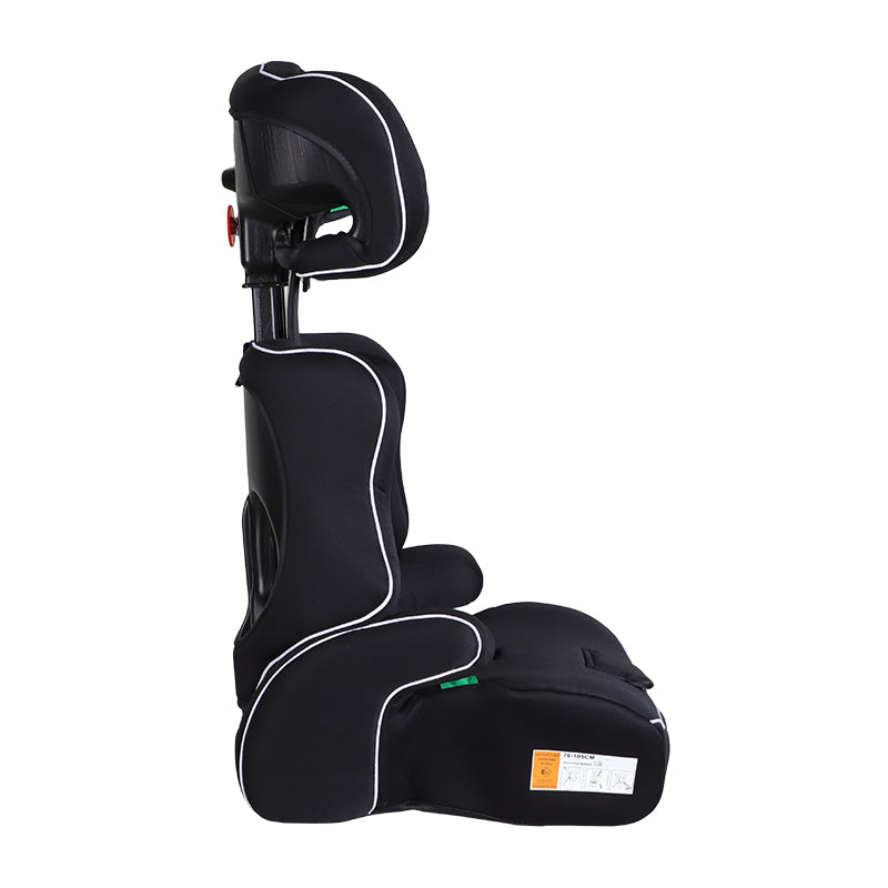 GiftedBaby HC01 Universal Car Seat 76–150 cm ECE R129 i-Size Booster Mode No ISOFIX Fits All Cars 3-in-1 Grows with Your Child Removable and Washable Cover Colors Black/Grey+Black