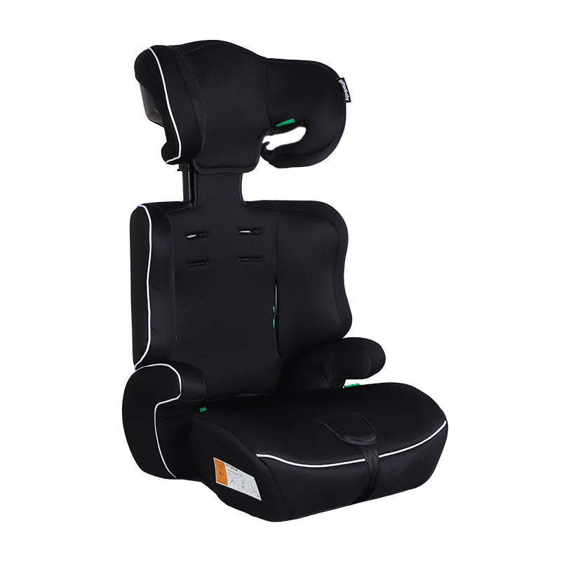 GiftedBaby HC01 Universal Car Seat 76–150 cm ECE R129 i-Size Booster Mode No ISOFIX Fits All Cars 3-in-1 Grows with Your Child Removable and Washable Cover Colors Black/Grey+Black