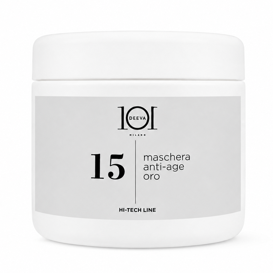 101 Cosmetica Gold Anti-Age Face Mask for Skin Lacking Tone and Elasticity Made in Italy – Hi-Tech Line 500 ml