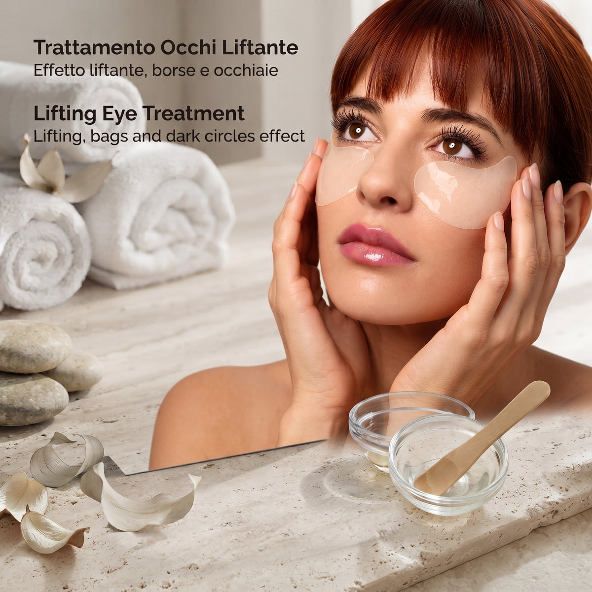 101 Cosmetica Lifting Eye Contour Patch Made in Italy – Pack of 3 Treatments 7 ml Each