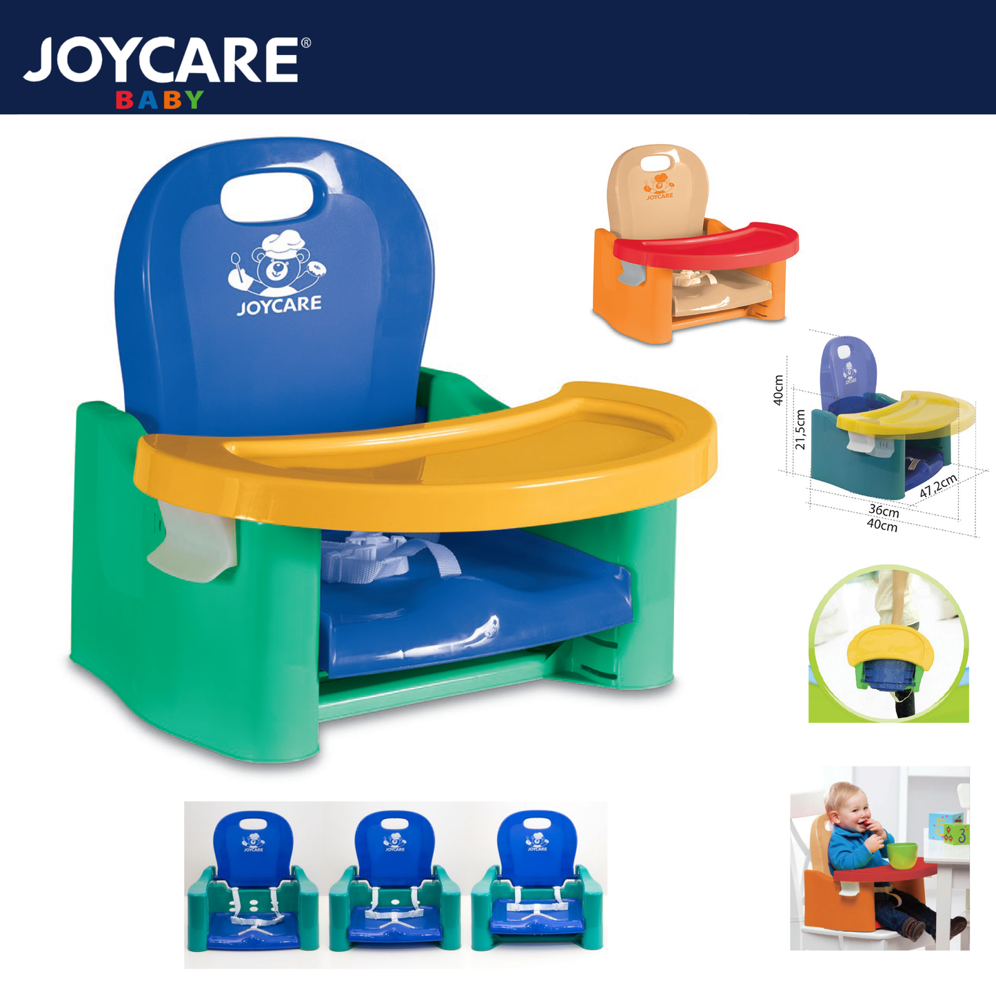 Alzatina Sedia Universale per Bambino JOYCARE® "Ghiottone"