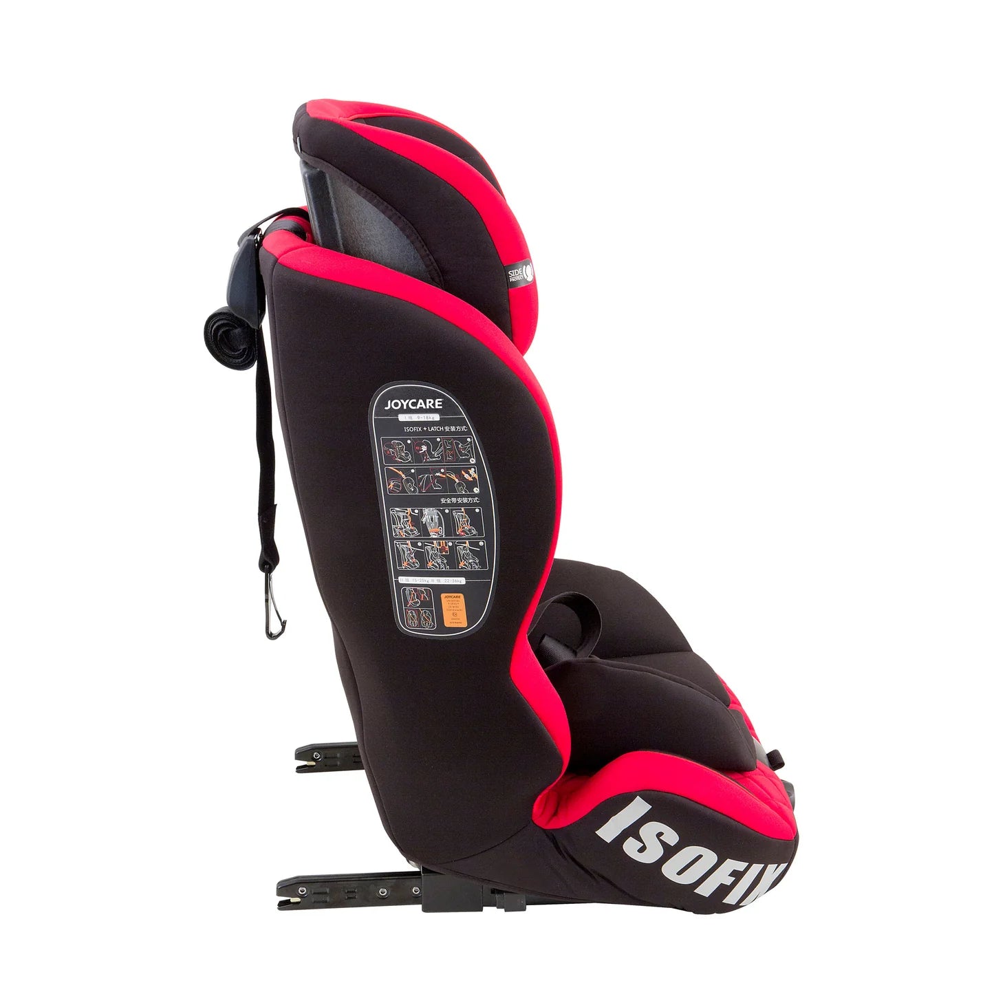 Seggiolino Auto ISOFIX Bambini Gr.1/2/3 (9-36kg) Adattabile, JOYCARE® SICUROFIX