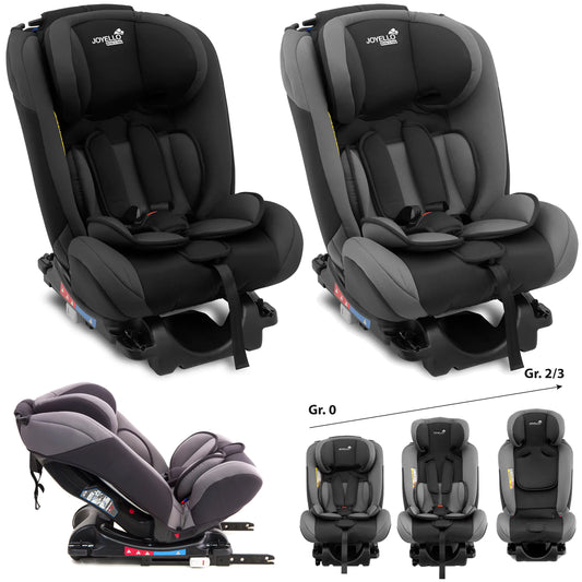 Seggiolino Auto ISOFIX Bambini Gr. 0+/1/2/3 (0-36kg), JOYELLO® J-TOPFIX