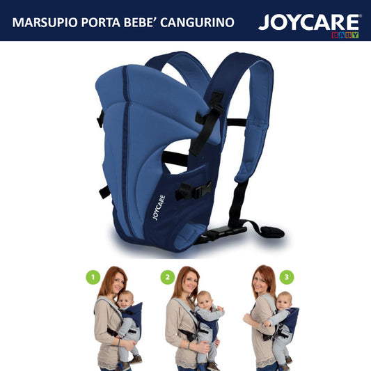 Marsupio Porta Bambino Fronte/Retro, Poggiatesta avvolgente JOYCARE® "Cangurino"