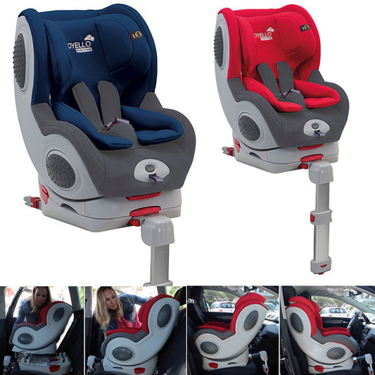 Seggiolino Auto ISOFIX Bambini Gr. 0+/1 (0-18kg), JOYELLO® SECURFIX BRUUM