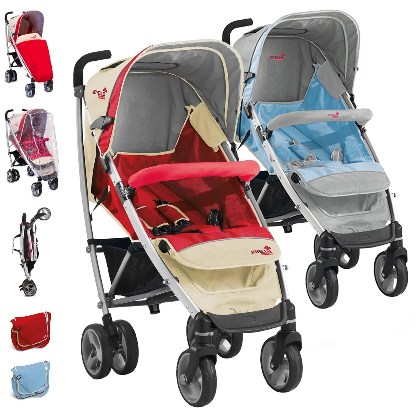 JOYELLO JL-903 Stroller with Bag, Changing Mat, Rain and Leg Cover