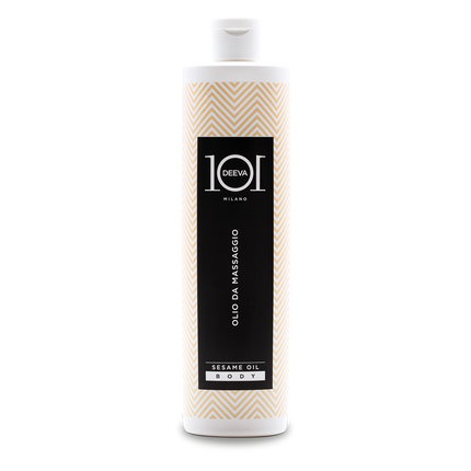 101 Cosmetica Olio da massaggio al sesamo Trattamento corpo professionale 500ml – Made in Italy