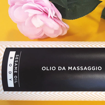 101 Cosmetica Olio da massaggio al sesamo Trattamento corpo professionale 500ml – Made in Italy