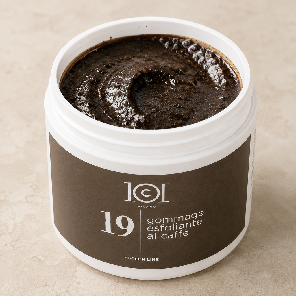 101 Cosmetica Coffee Exfoliating Body Gommage for Toning and Energising Care Made in Italy – Hi-Tech Line 500 ml