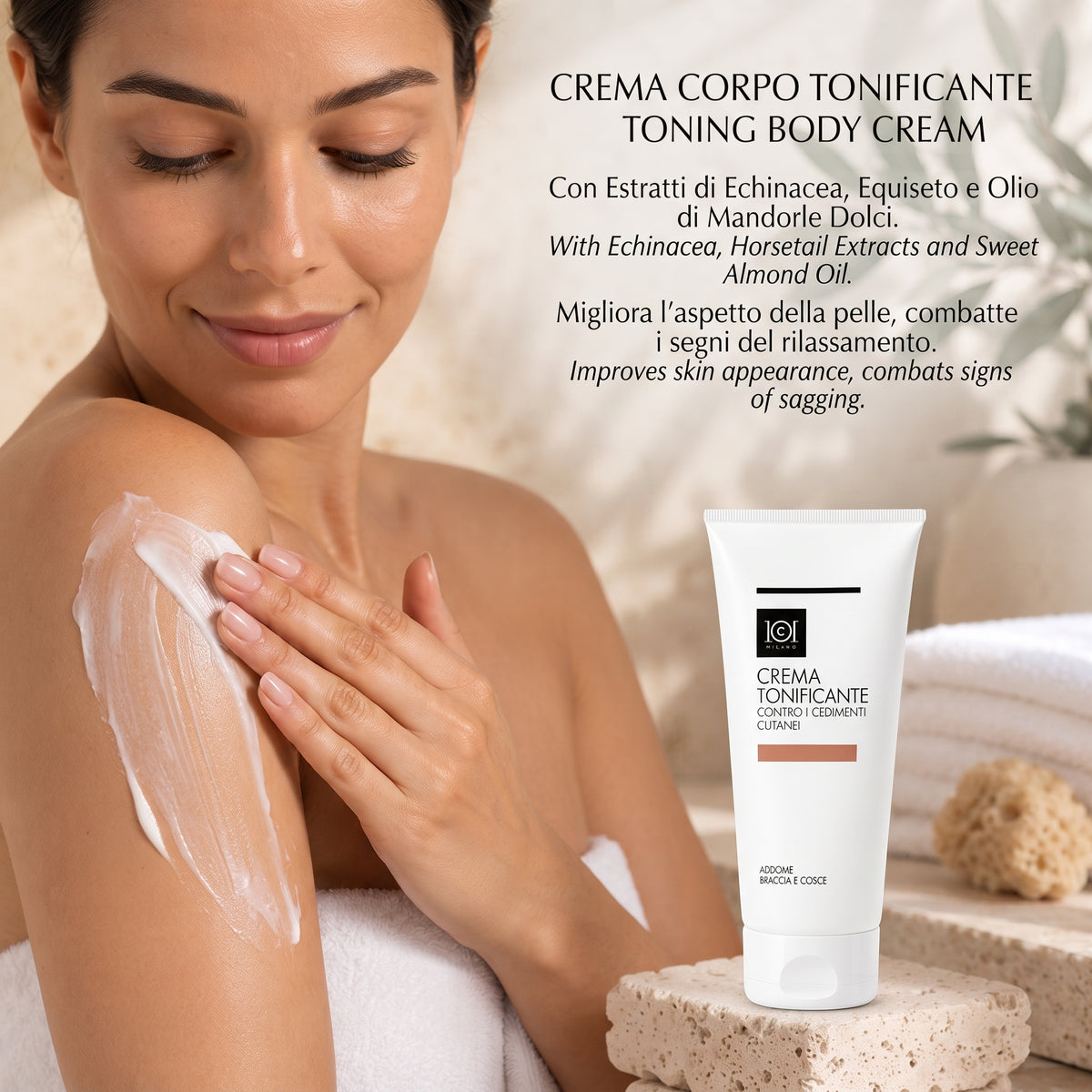 101 Cosmetica Firming Body Cream for Abdomen Arms and Thighs Made in Italy 200 ml