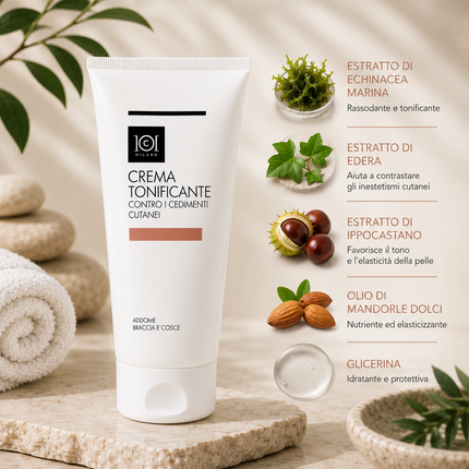 101 Cosmetica Firming Body Cream Abdomen Arms Thighs Made in Italy New Body Line 200 ml