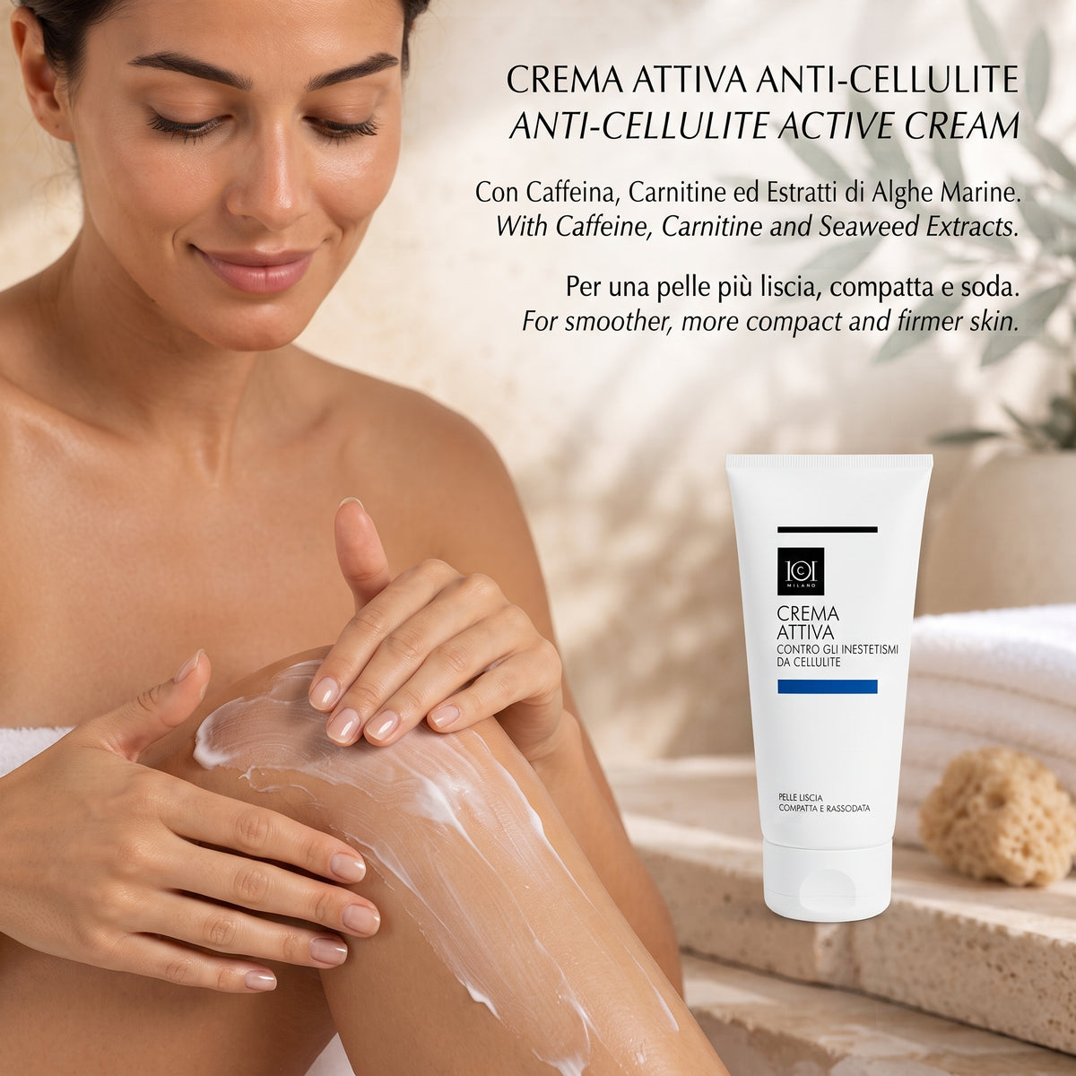 101 Cosmetica Anti-Cellulite Active Body Cream for Smoother and Firmer Skin Made in Italy 200 ml