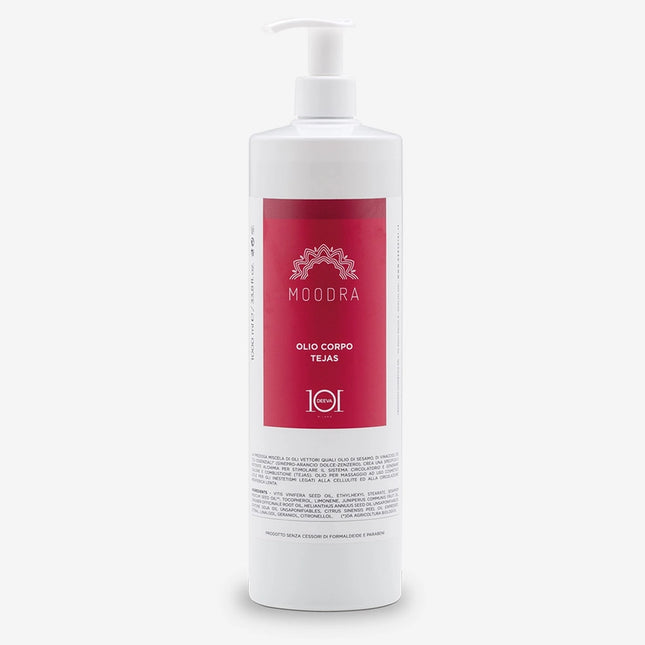101 Moodra Tejas Olio Corpo Trattamento Anticellulite 1000ml – Made in Italy