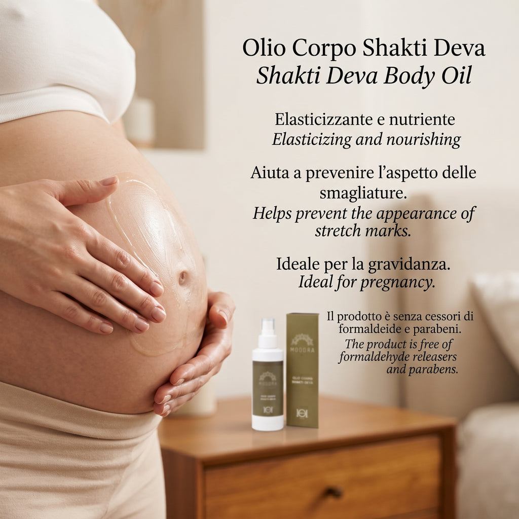 101 Cosmetica Moodra Shakti Deva Body Oil Elasticizing and Moisturizing Treatment Made in Italy - Moodra Line 150 ml