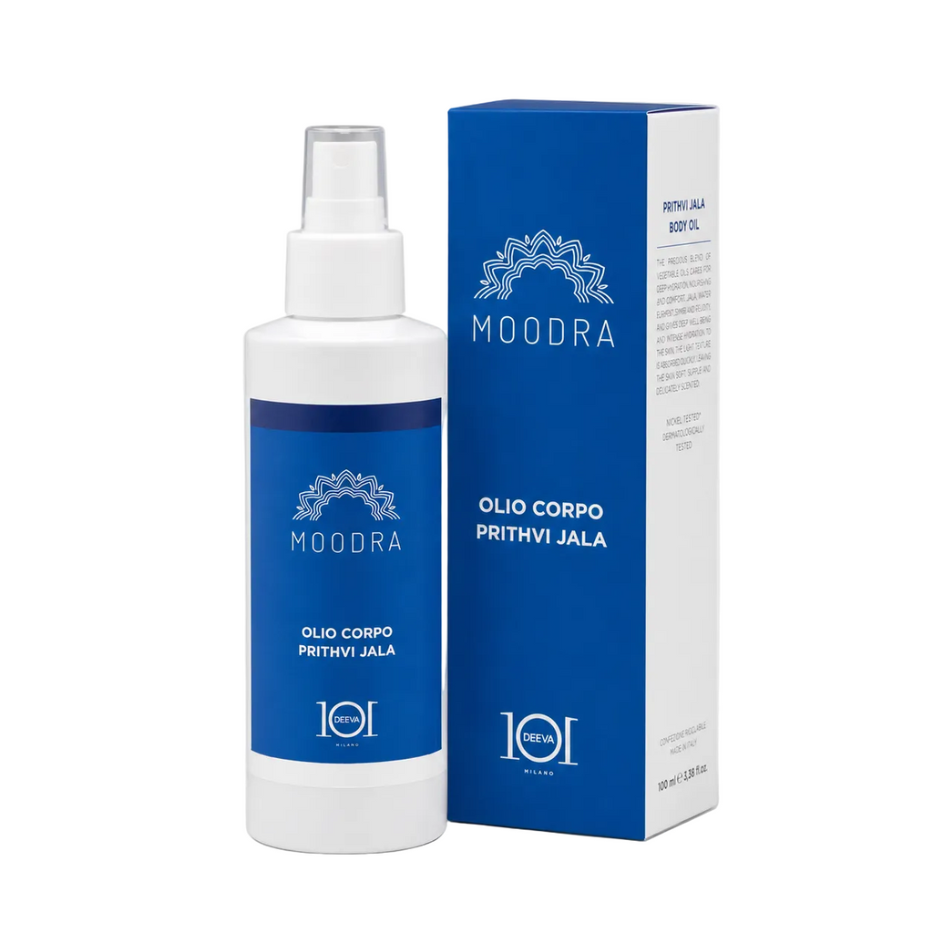 101 Cosmetica Moodra Prithvi Jala Body Oil Draining and Toning Massage Treatment Made in Italy - Moodra Line 150 ml