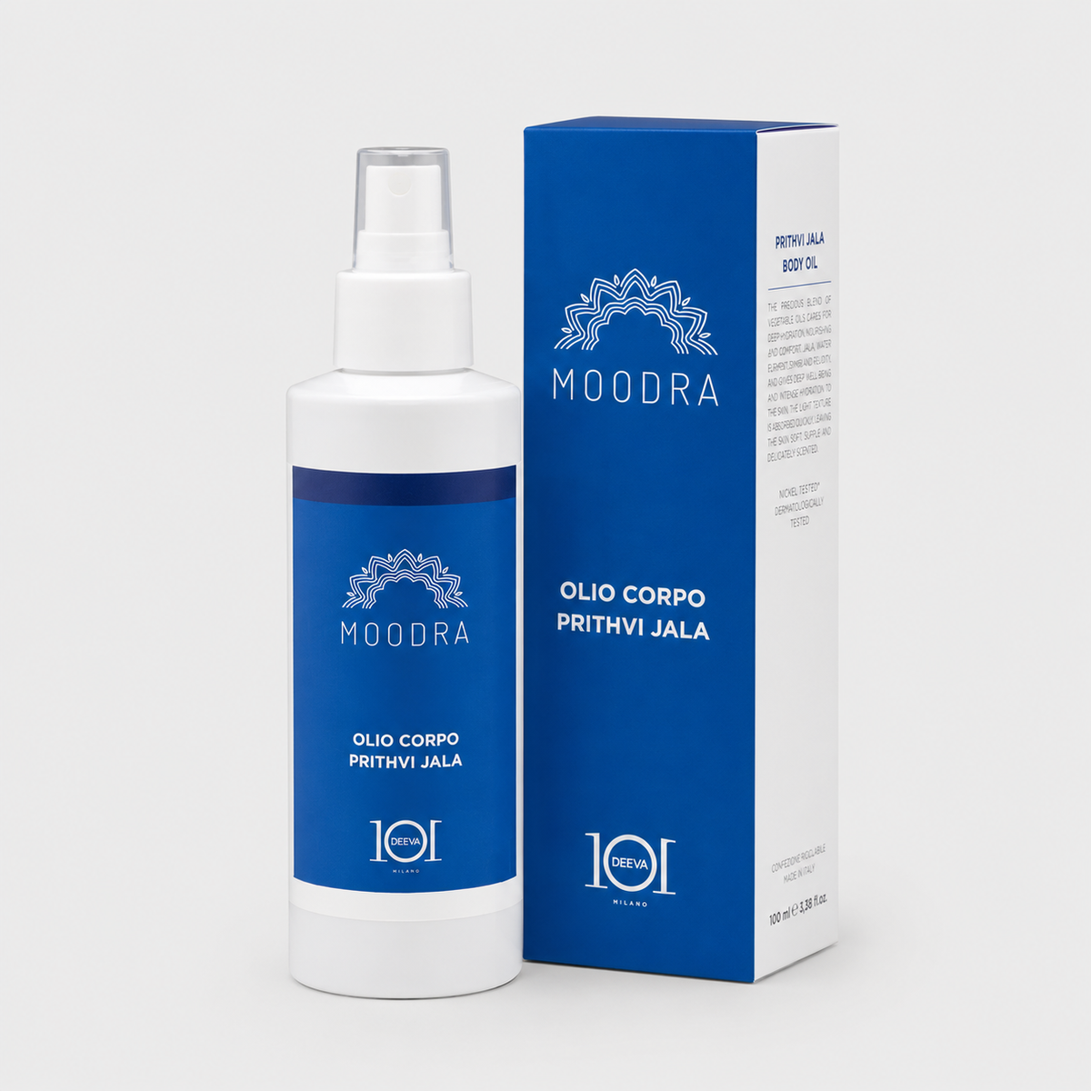101 Cosmetica Moodra Prithvi Jala Body Oil Draining and Toning Massage Treatment Made in Italy - Moodra Line 150 ml