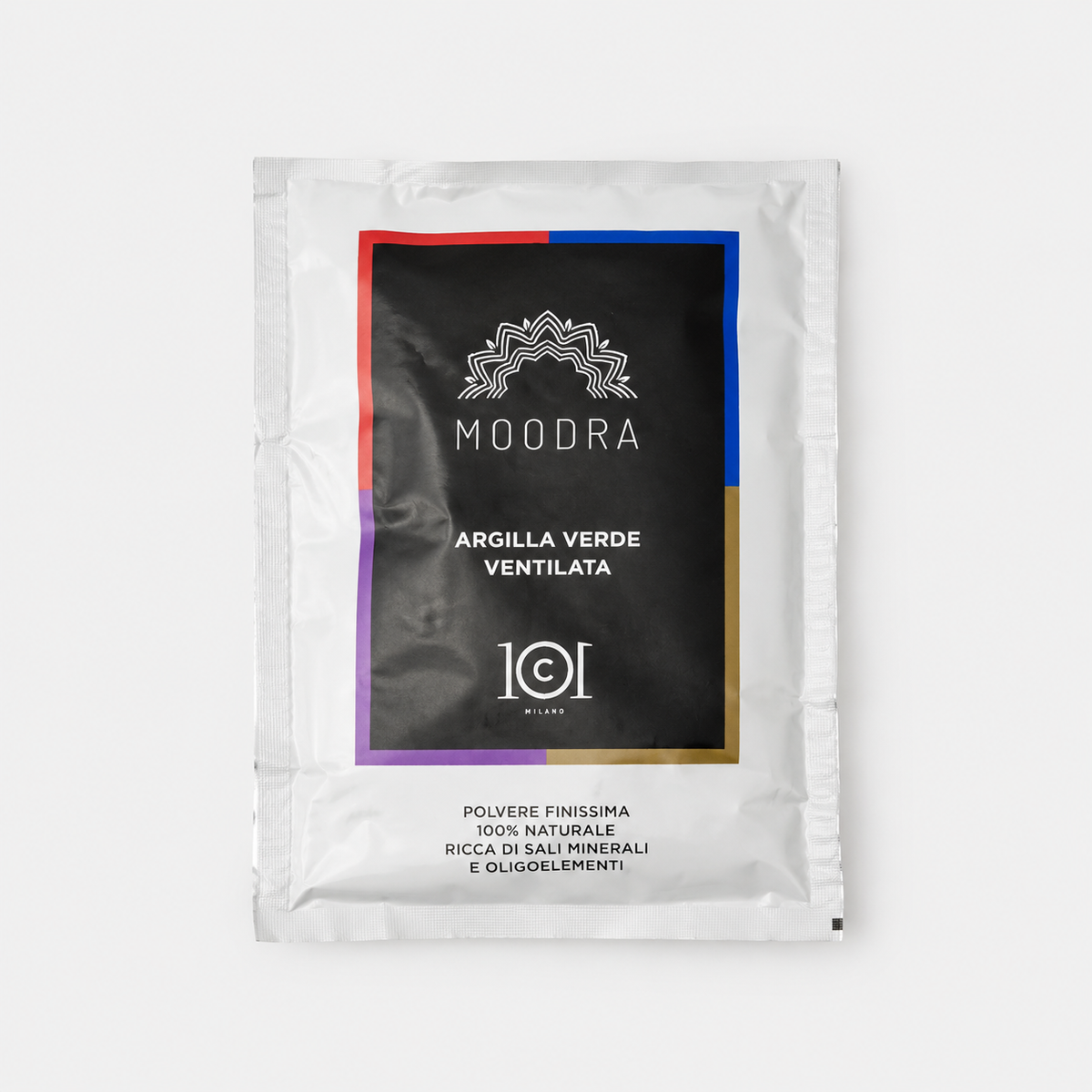 101 Cosmetica Moodra Ventilated Green Clay Draining and Toning Body Treatment Made in Italy - Moodra Line 150 g