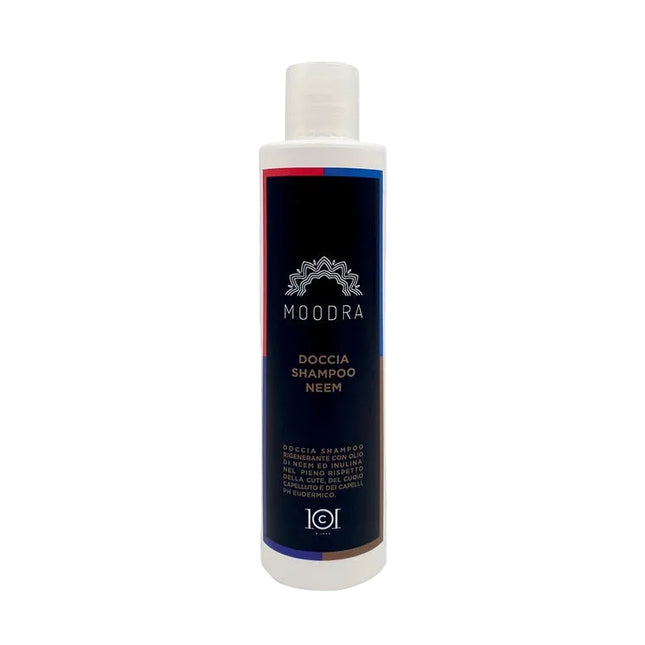 101 Moodra Neem Shower Shampoo Regenerating Hair & Body Wash 250ml – Made in Italy