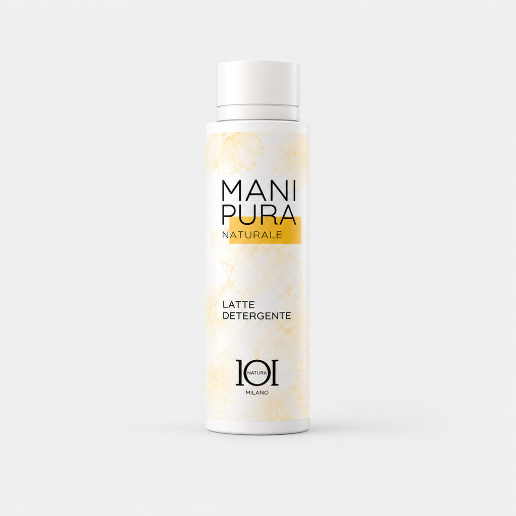 101 Cosmetica Manipura Natural Cleansing Milk Makeup Remover for All Skin Types Made in Italy - Manipura Line 150 ml
