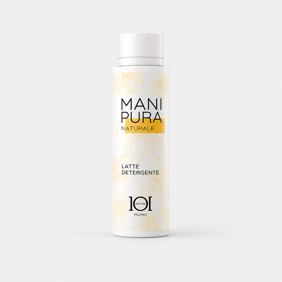 101 Cosmetica Manipura Natural Cleansing Milk Makeup Remover for All Skin Types Made in Italy - Manipura Line 150 ml