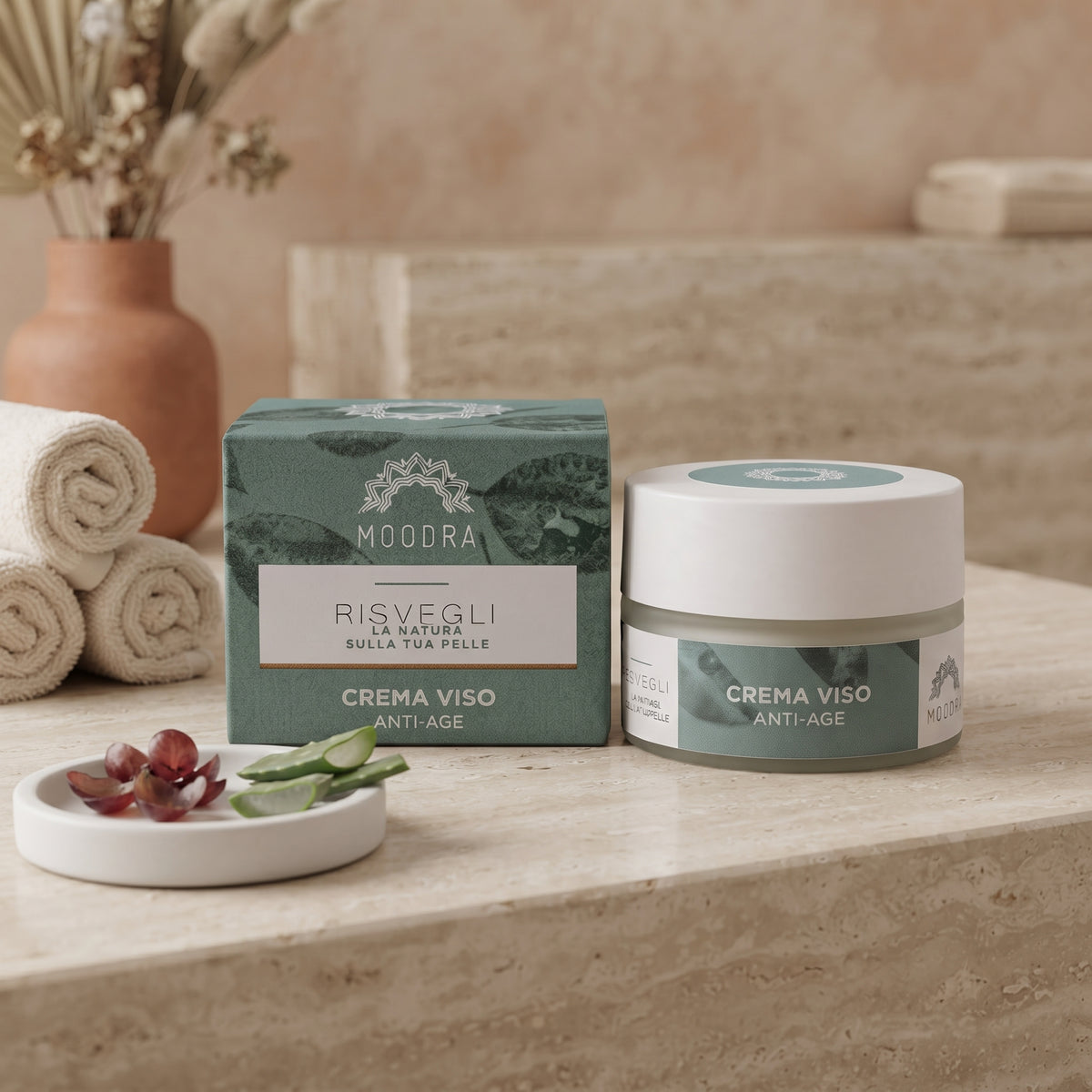 101 Cosmetica Anti-Age Face Cream Made in Italy Moodra Risvegli Line 50 ml