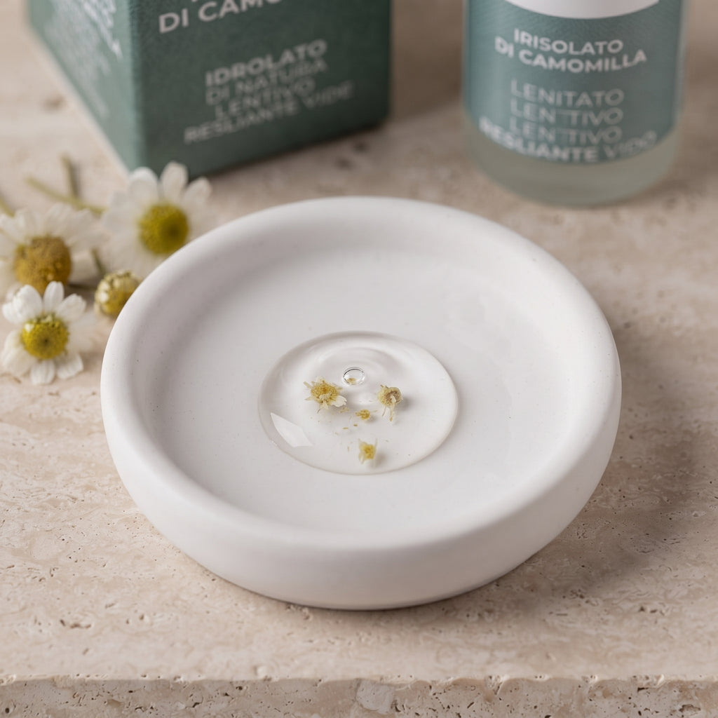 101 Cosmetica Chamomile Hydrolate Soothing Hydrating Face Care Made in Italy Moodra Risvegli Line 50 ml