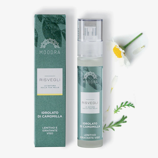 101 Moodra Risvegli Camomilla Idrolato Viso Idratante e Lenitivo 50ml – Made in Italy
