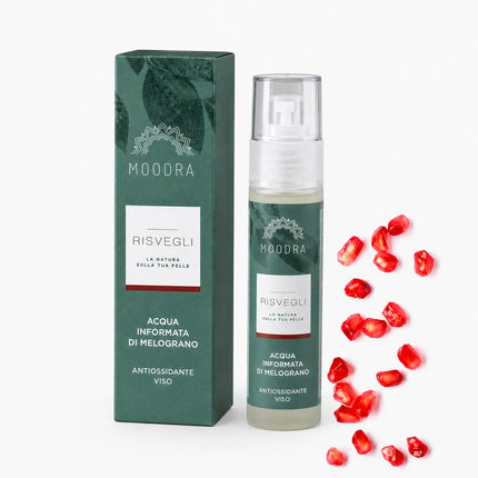101 Moodra Risvegli Melograno Acqua Viso Antiossidante Anti-Age 50ml – Made in Italy