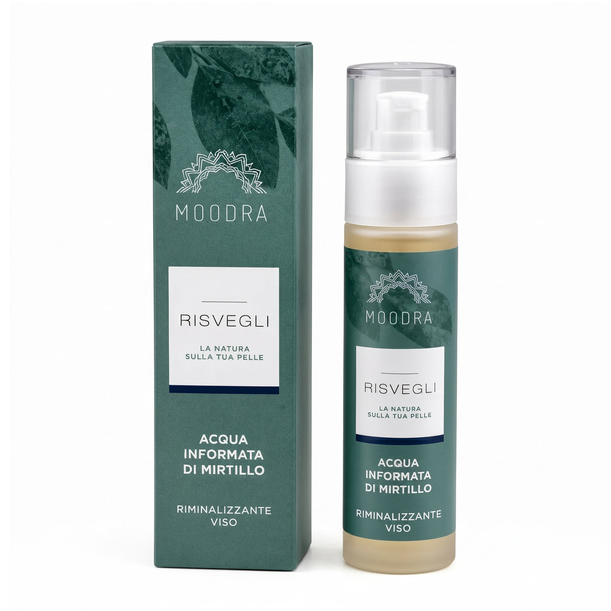 101 Cosmetica Blueberry Remineralizing Face Mist Made in Italy Moodra Risvegli Line 50 ml