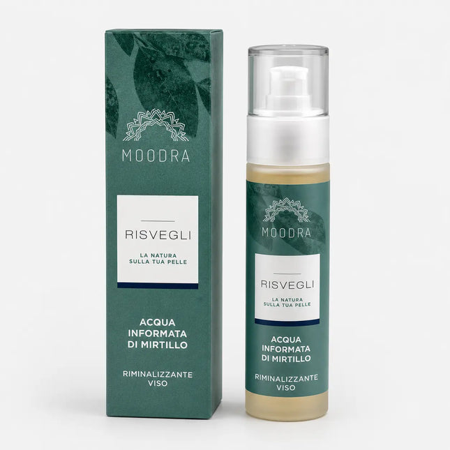 101 Moodra Risvegli Mirtillo Acqua Viso Riequilibrante 50ml – Made in Italy