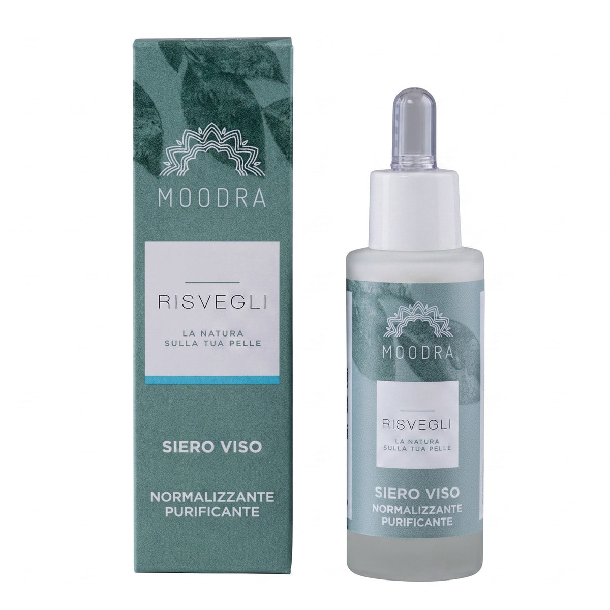 101 Cosmetica Normalizing Purifying Face Serum with Azelaic Acid Made in Italy Moodra Risvegli Line 30 ml