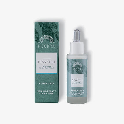101 Moodra Risvegli Siero Viso Purificante e Normalizzante 30ml – Made in Italy