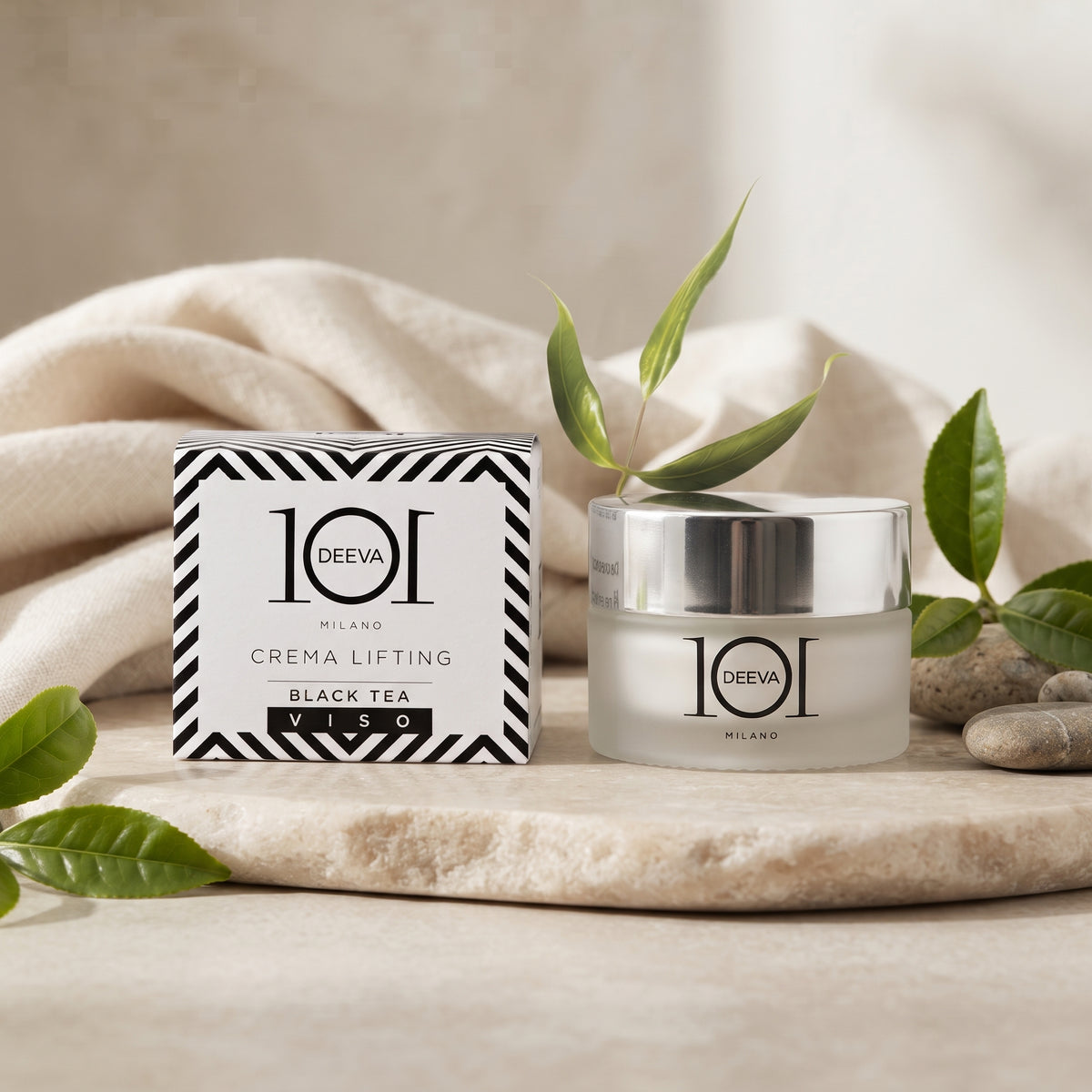 101 Cosmetica 24H Lifting Face Cream Black Tea Made in Italy 50 ml