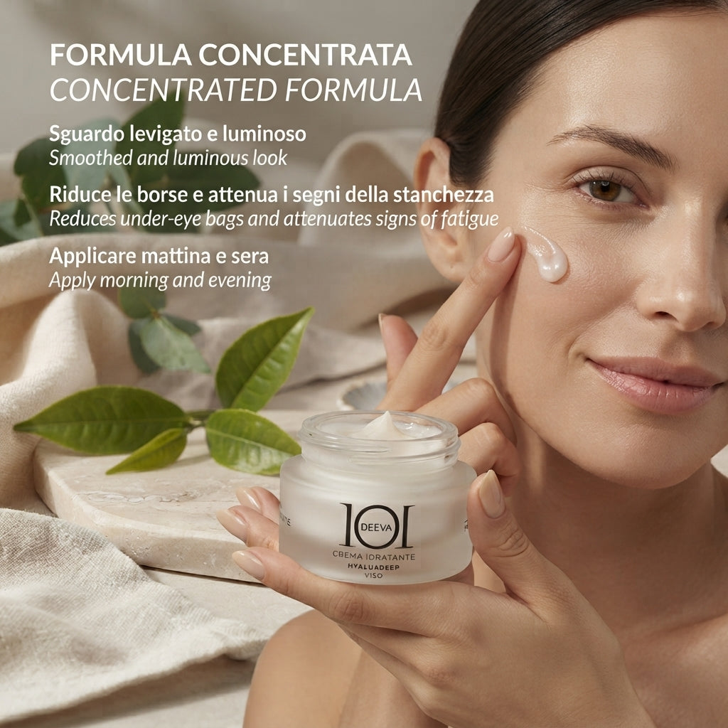 101 Cosmetica Black Tea Eye Contour Cream Anti Age Made in Italy 15 ml