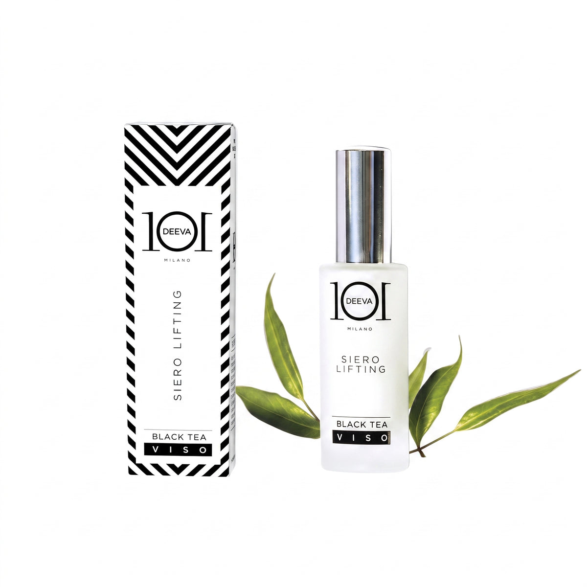 101 Cosmetica Lifting Face Serum Black Tea Firming Anti Age Made in Italy 30 ml
