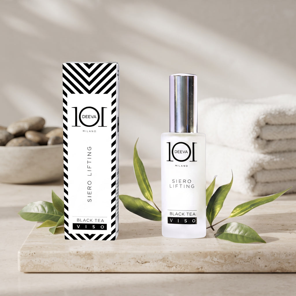 101 Cosmetica Lifting Face Serum Black Tea Firming Anti Age Made in Italy 30 ml