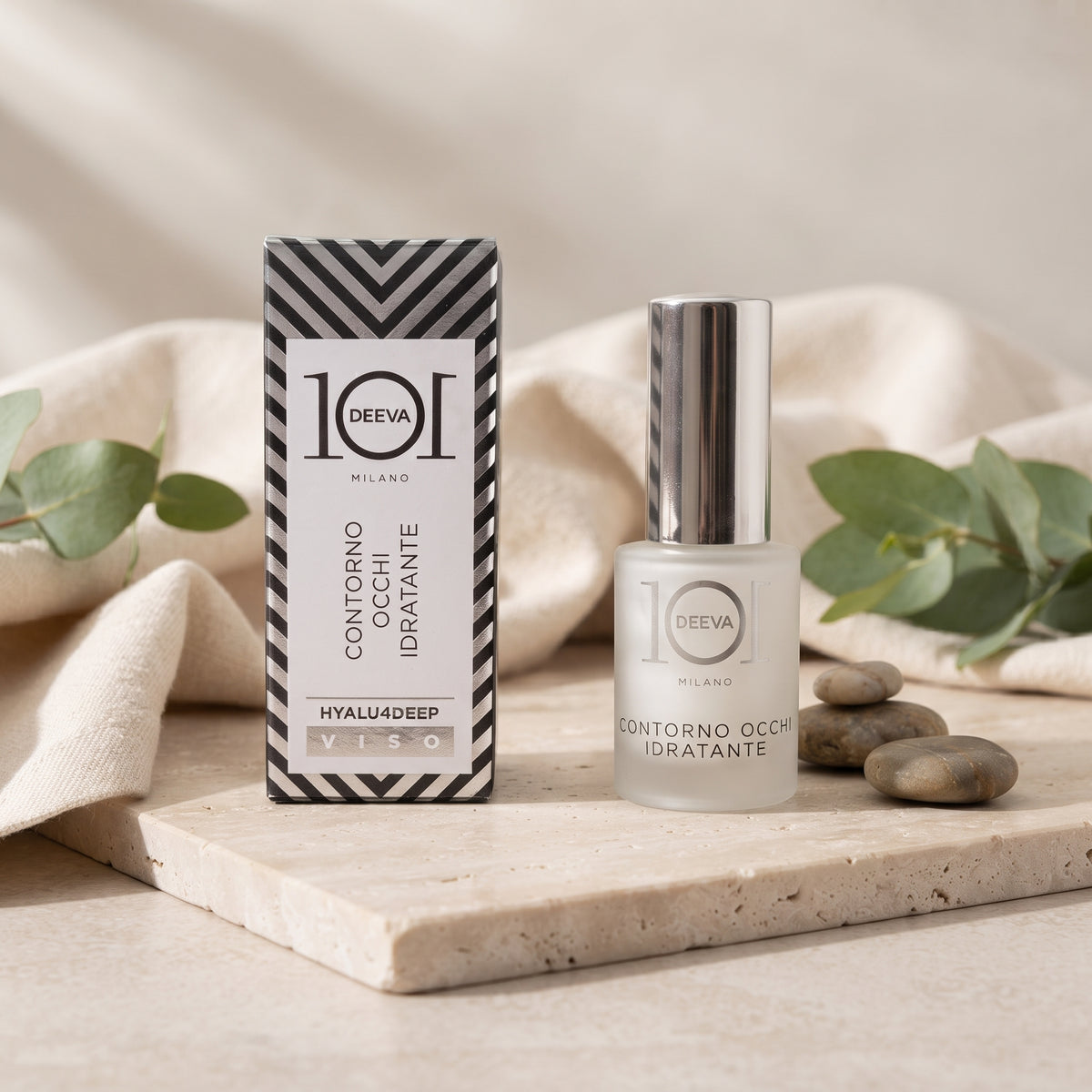 101 Cosmetica Hyalu4Deep Hydrating Eye Contour with Hyaluronic Acid Made in Italy 15 ml