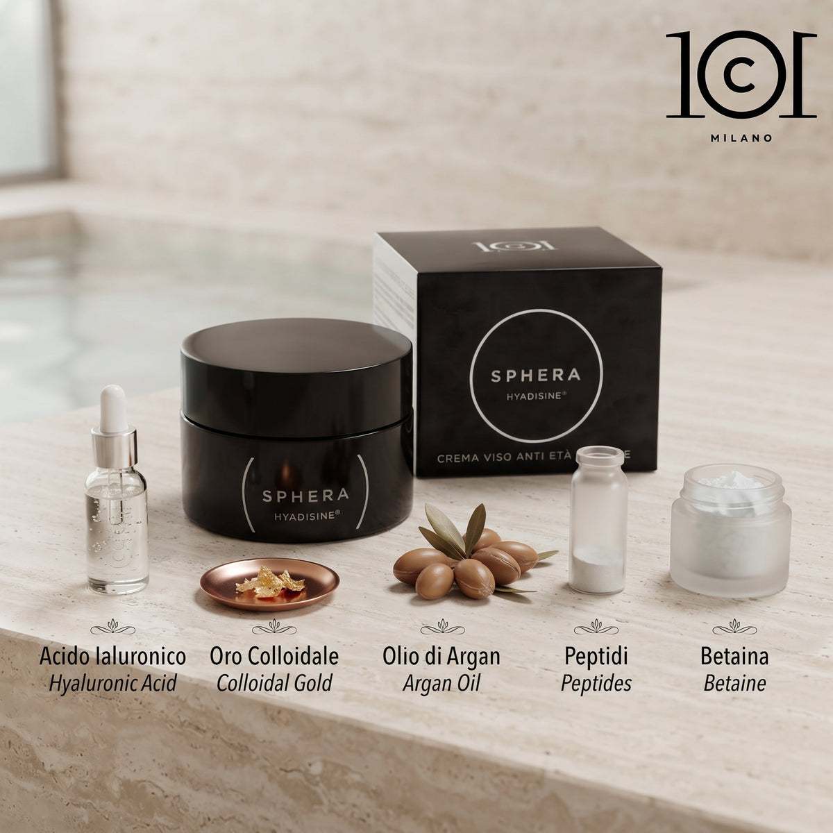 101 Cosmetica Sphera Global Anti Age Face Cream 50 ml Made in Italy