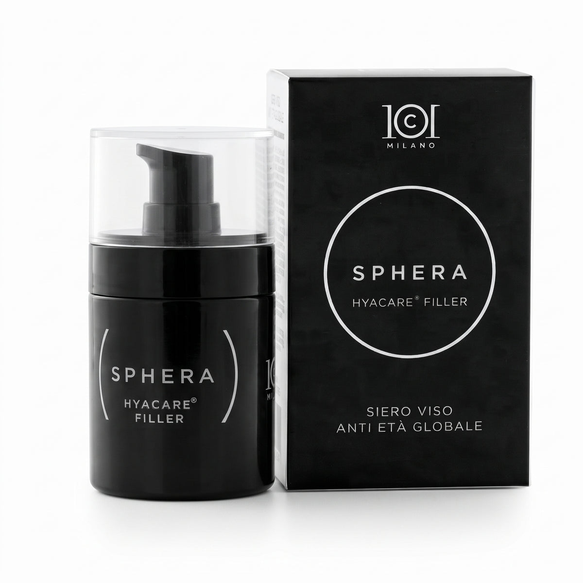 101 Cosmetica Sphera Hyacare Filler Global Anti-Age Face Serum Made in Italy 30 ml