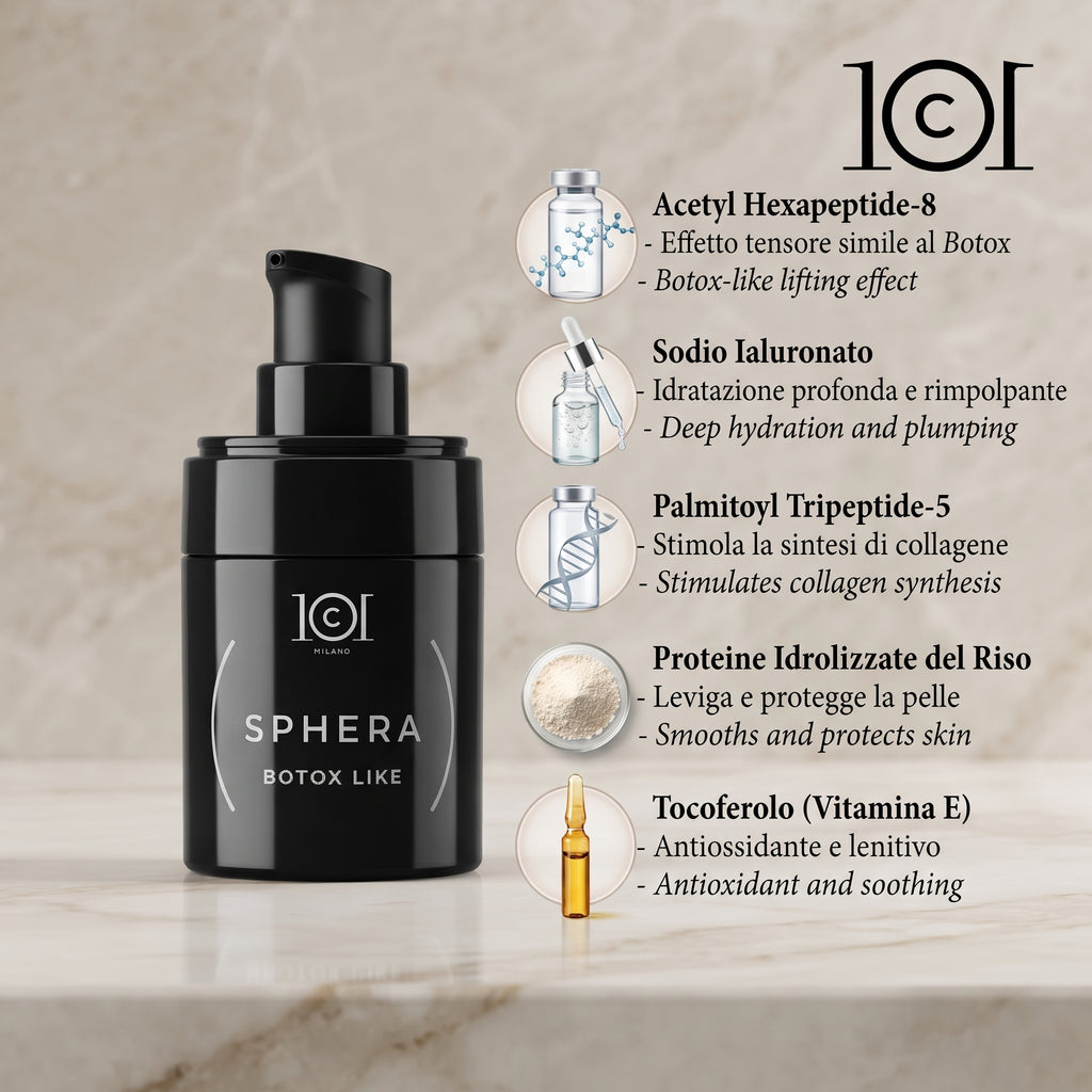 101 Cosmetica Sphera Botox Like Global Anti-Age Eye Contour Made in Italy 15 ml