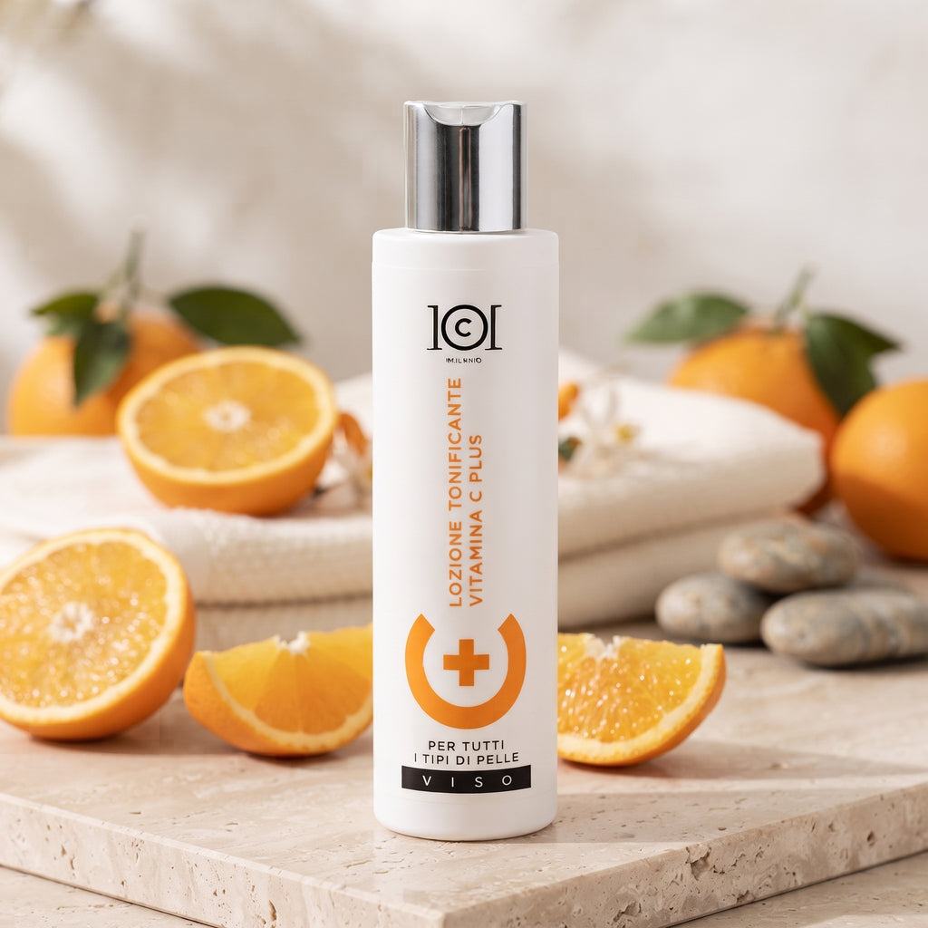 101 Cosmetica Vitamin C Plus Toning Face Lotion with Microencapsulated Vitamin C Made in Italy 150 ml