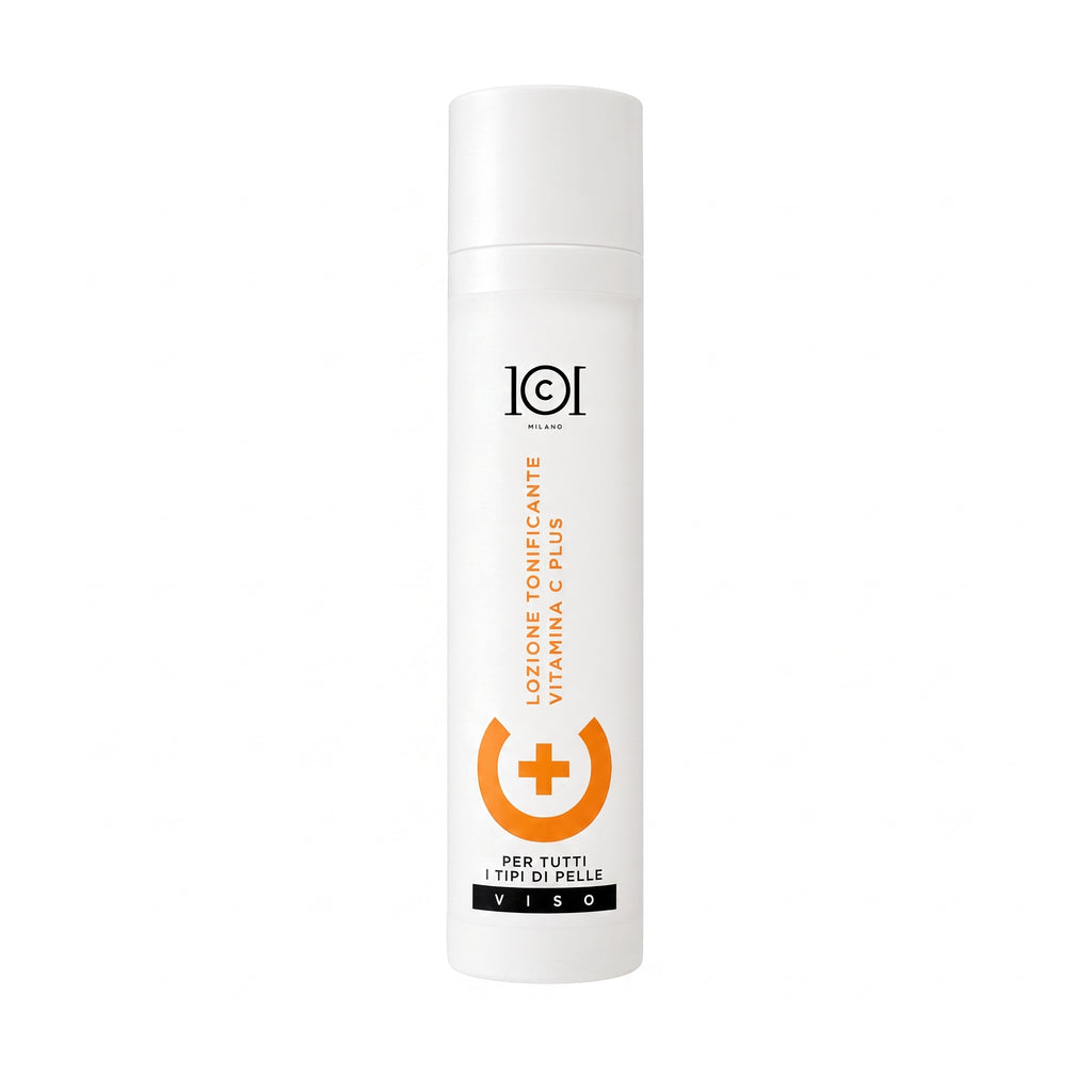 101 Cosmetica Vitamin C Plus Toning Face Lotion with Microencapsulated Vitamin C Made in Italy 250 ml