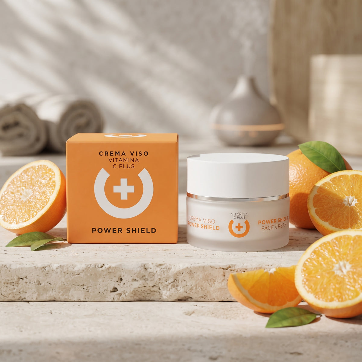 101 Cosmetica Vitamin C Plus Power Shield Face Cream with Microencapsulated Vitamin C Made in Italy 50 ml