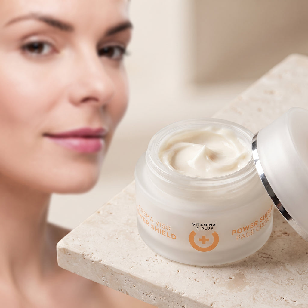 101 Cosmetica Vitamin C Plus Power Shield Face Cream with Microencapsulated Vitamin C Made in Italy 50 ml