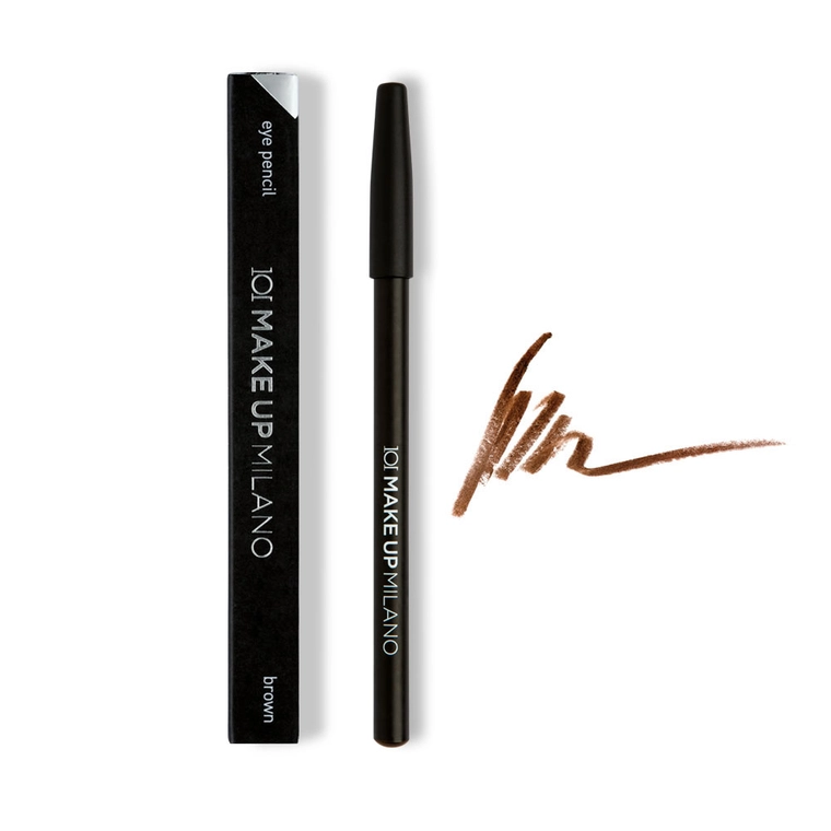 101 Cosmetica 101MakeUp Eye Pencil for Defined Long Lasting Eye Makeup Made in Italy Blackout or Brown 1 Piece