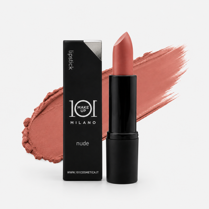 101 Cosmetica 101MakeUp Lipstick for Lip Color Nude Mauve Dark Plum Passion Made in Italy 4.5 g
